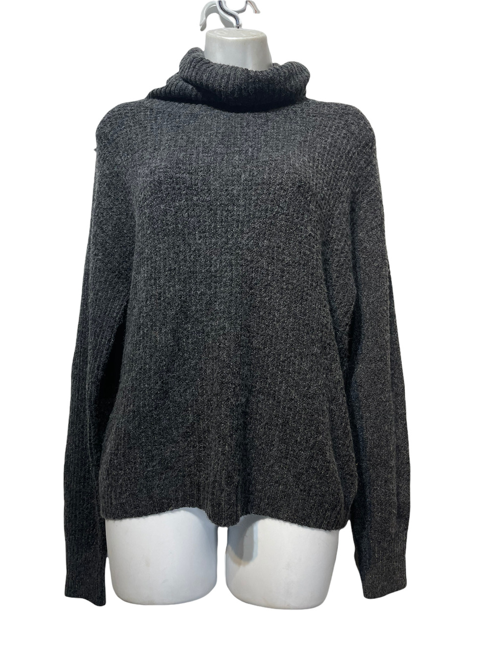 Abound Gray long sleeve cowl neck pullover sweater women’s size S